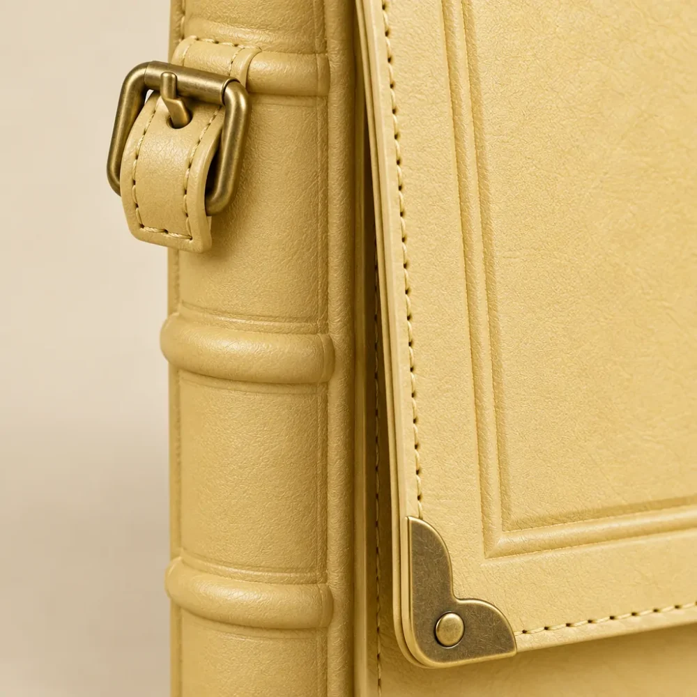 A Pocket Odyssey, close-up of the spine bands and book corner