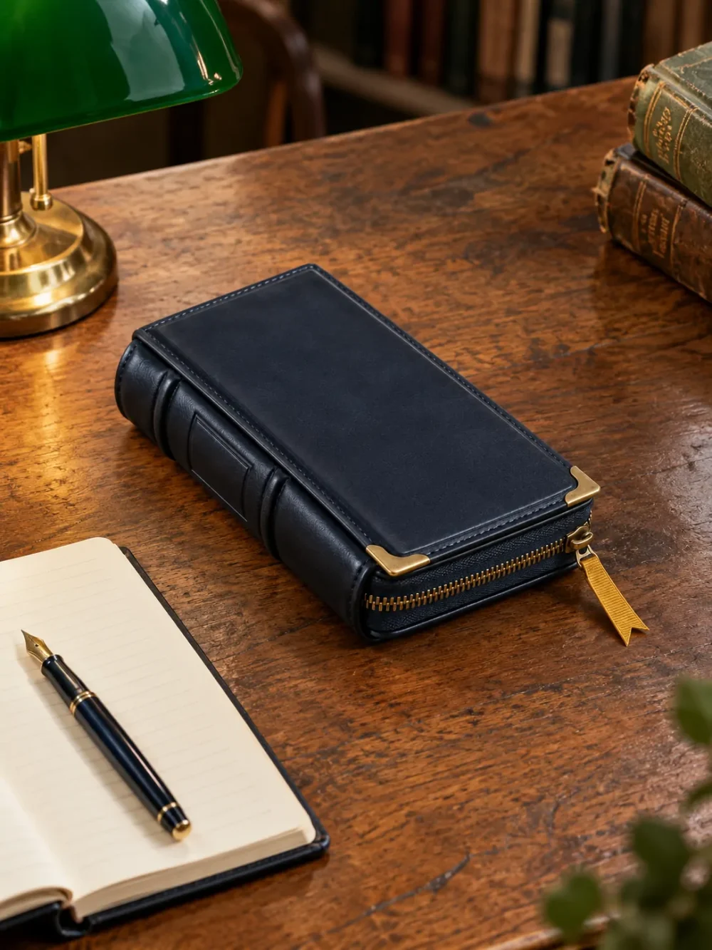 The Hardback Pencil Case in use
