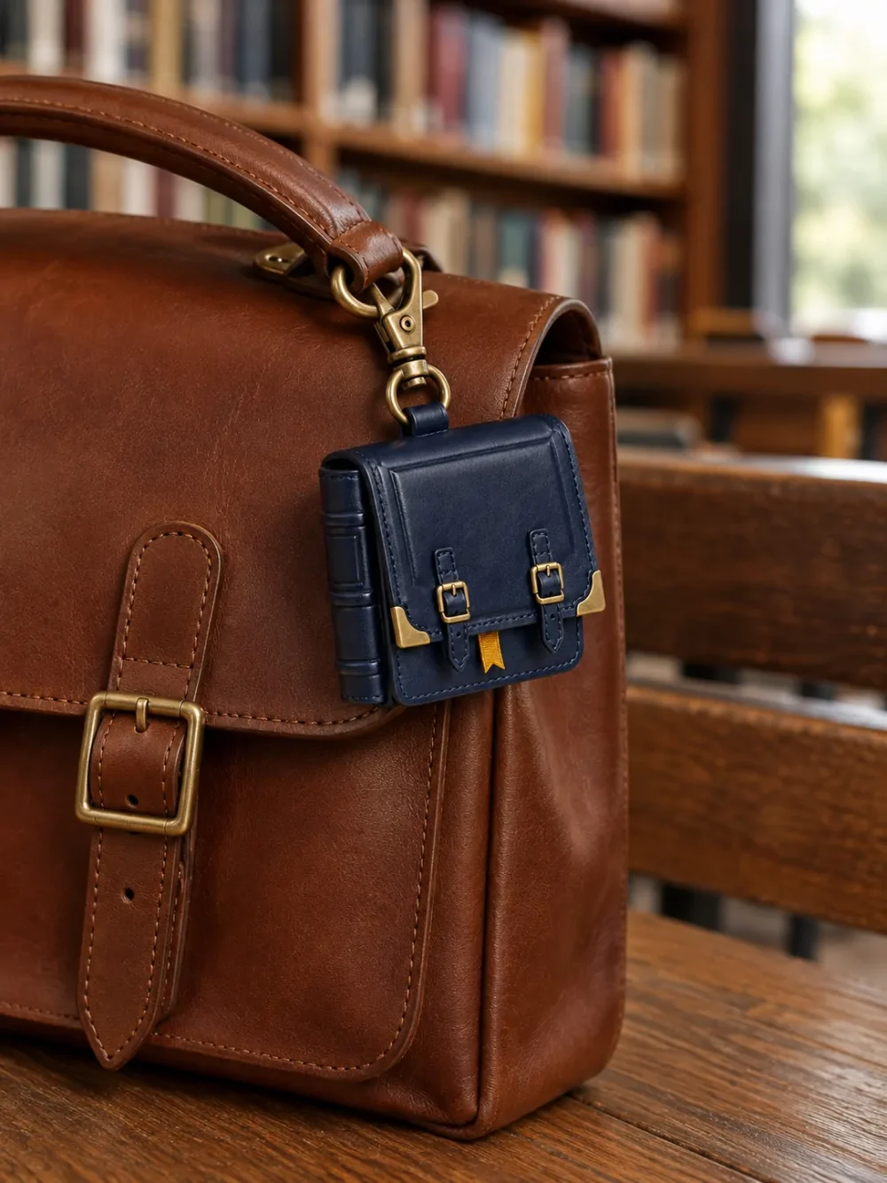 The Little Satchel in use