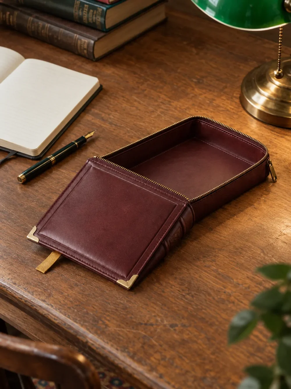 The Open Book Tray in use